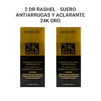 2 Dr Rashel - suero antiarrugas y aclarante 24k oro